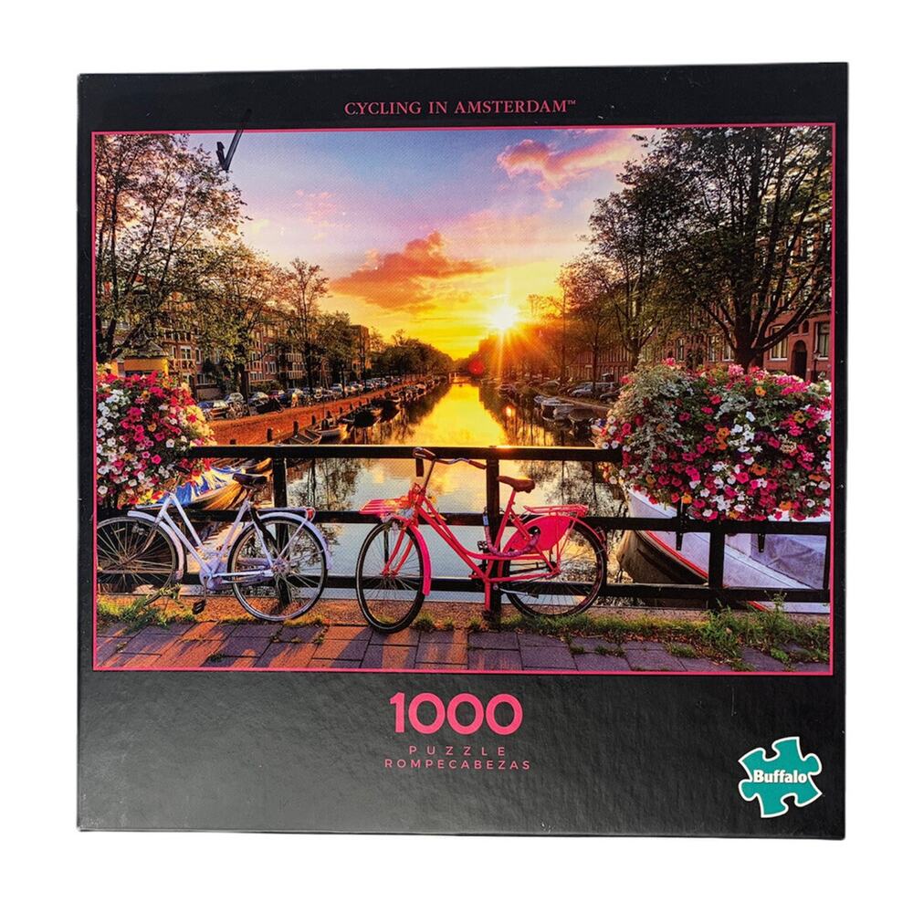 Buffalo Games Photography Cycling In Amsterdam 1000 Piece Jigsaw‎ Puzzle #11970